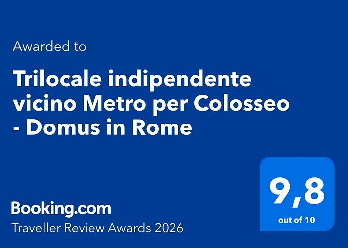 Trilocale Indipendente Vicino Metro Per Colosseo - Domus In Appartamento *